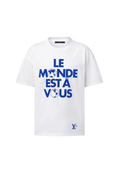 Intarsia "The World is Yours" T-shirt