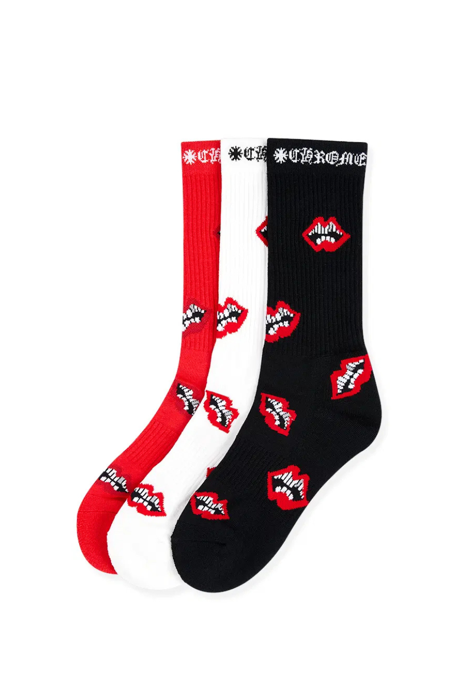 Chrome Mouth Socks