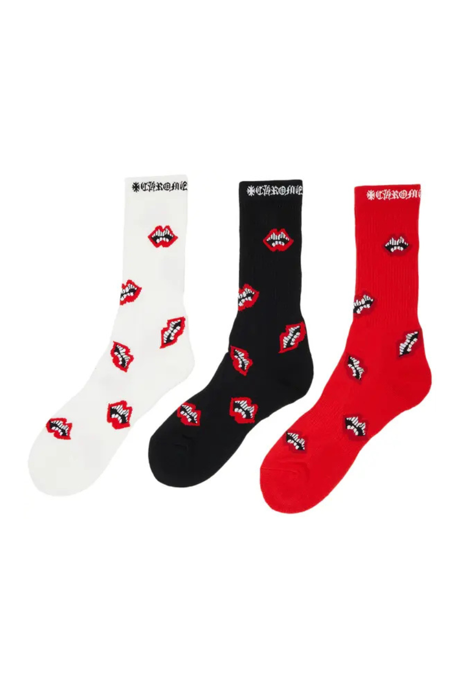 Chrome Mouth Socks