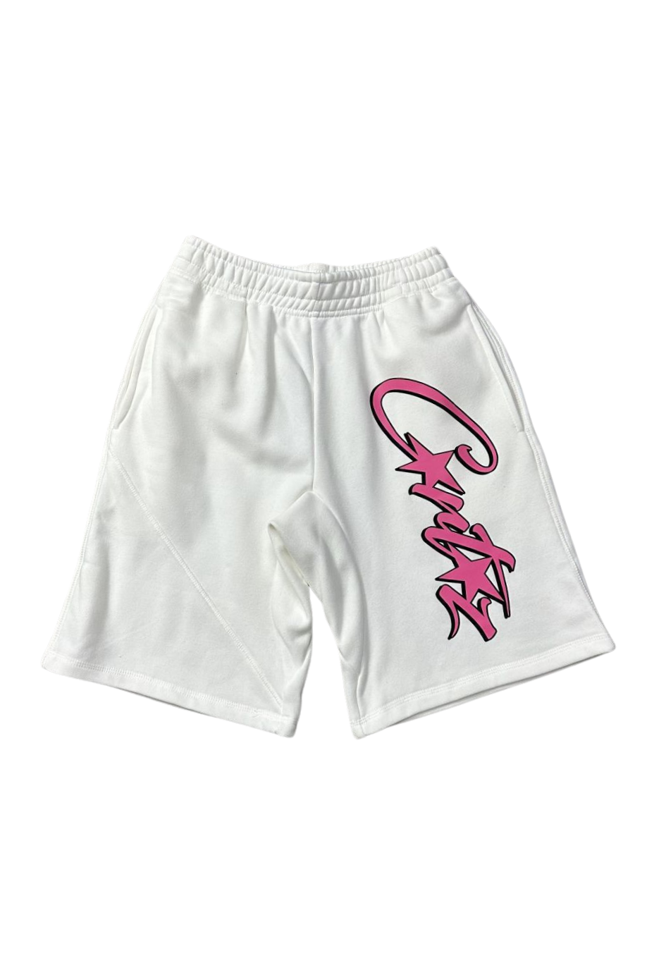 Island Pink Script Shorts