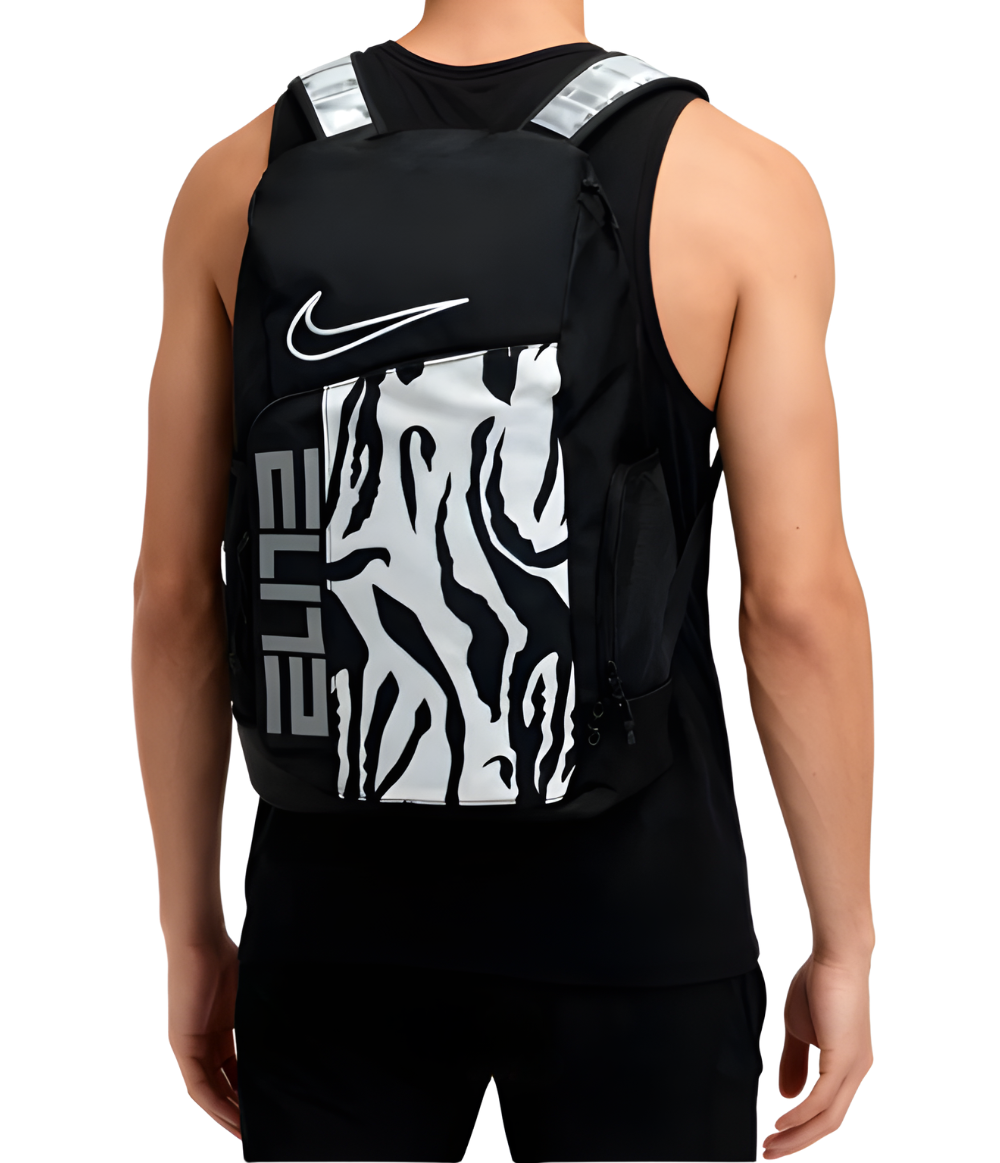 Elite Backpack Black White
