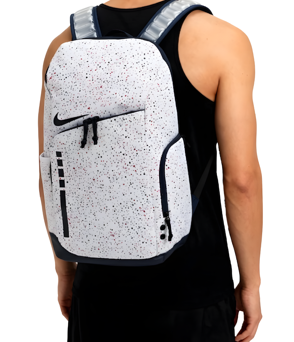 Elite Backpack White Multi-Colour